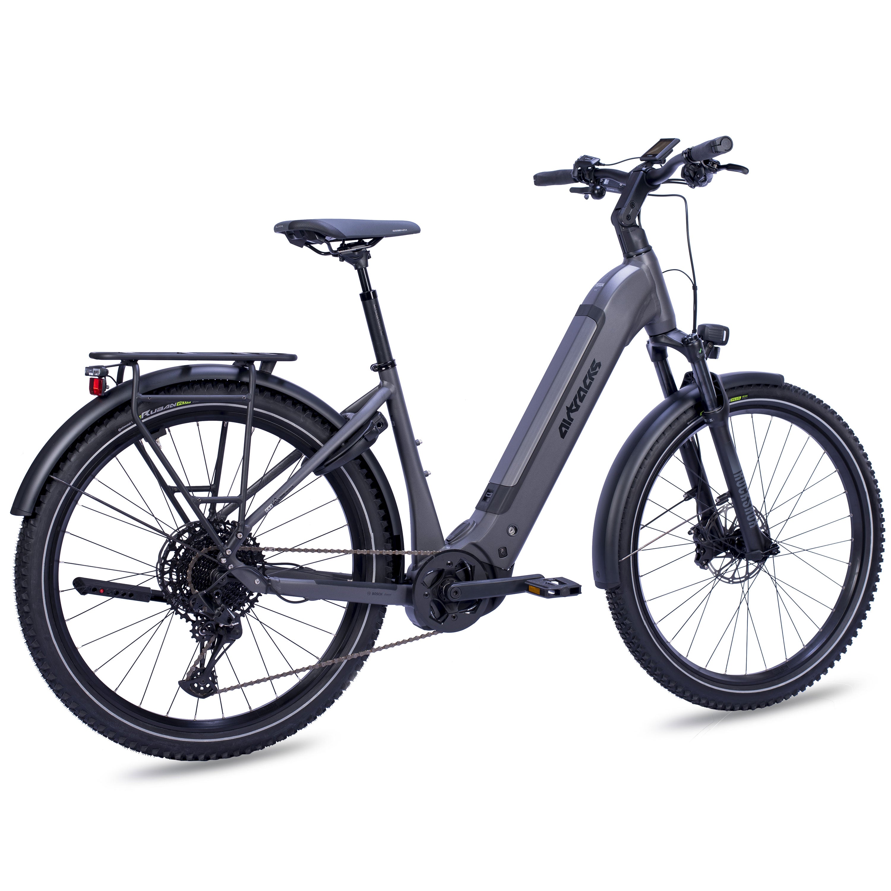 27.5" Women's E-SUV MTB Wave LS TERRA CX2 BOSCH PERFORMANCE LINE PX Smart System POWERTUBE 600 Wh 12-Speed SRAM SX EAGLE - Black