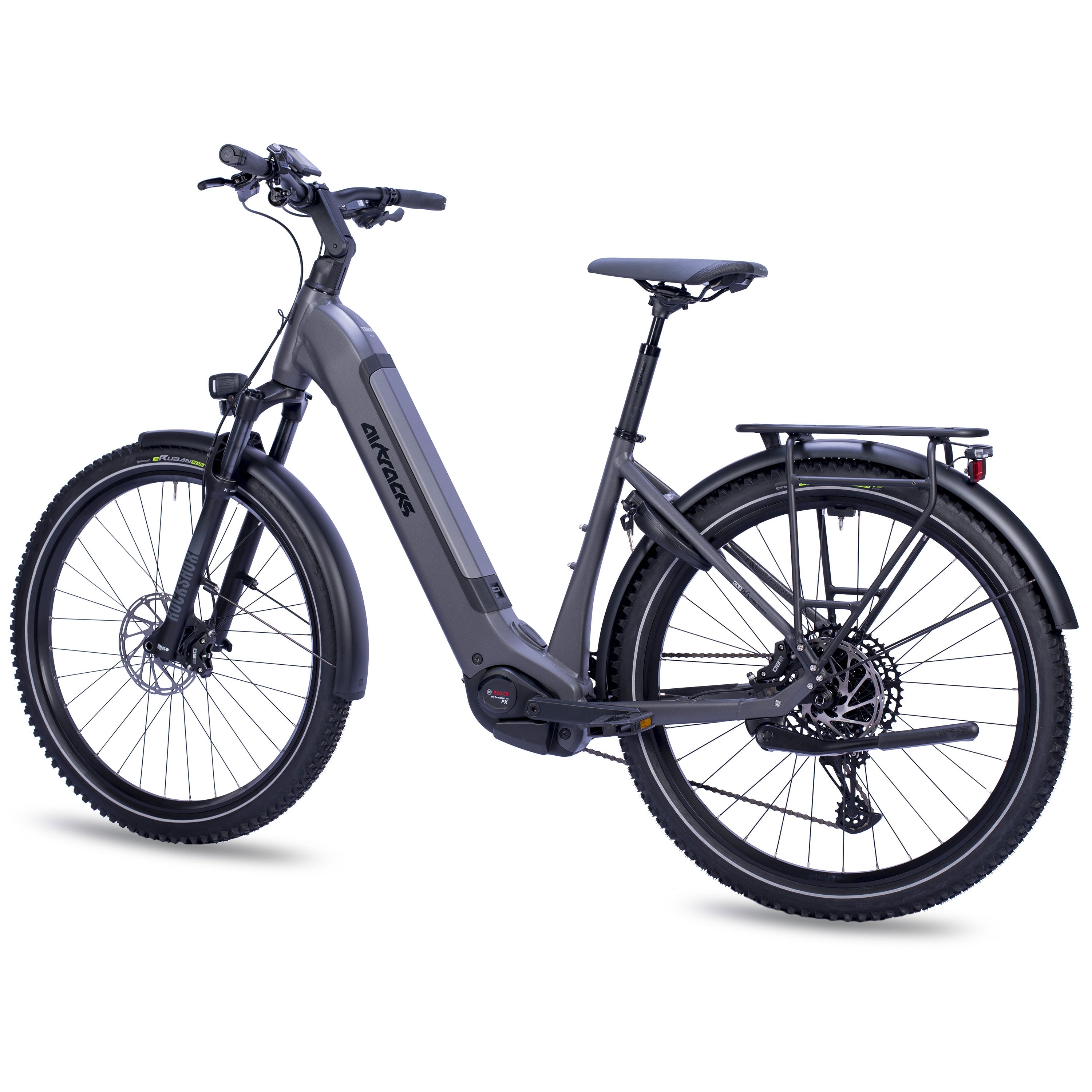 27.5" Women's E-SUV MTB Wave LS TERRA CX2 BOSCH PERFORMANCE LINE PX Smart System POWERTUBE 600 Wh 12-Speed SRAM SX EAGLE - Black
