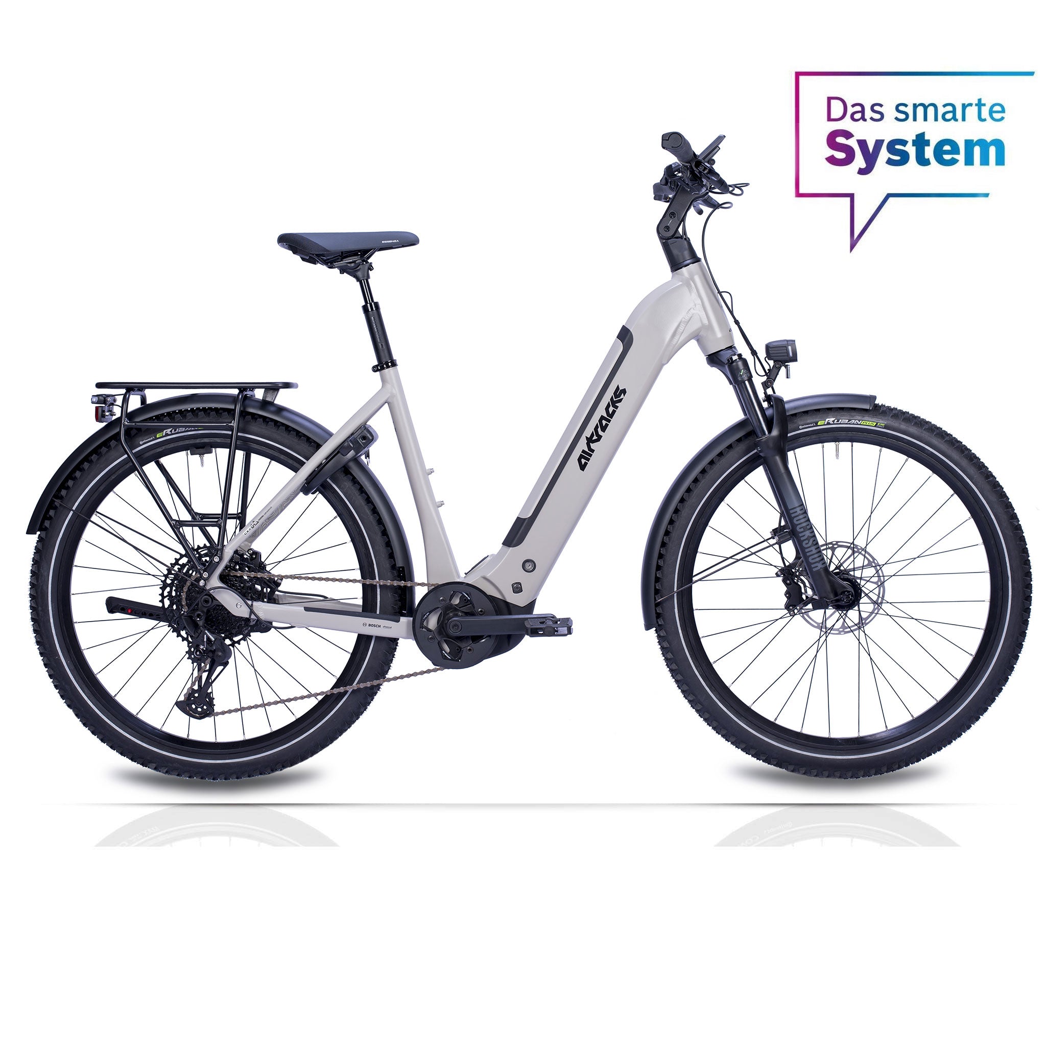 27.5" Women's E-SUV MTB Wave LS TERRA CX2 BOSCH PERFORMANCE LINE PX Smart System POWERTUBE 600 Wh 12-Speed SRAM SX EAGLE - Black