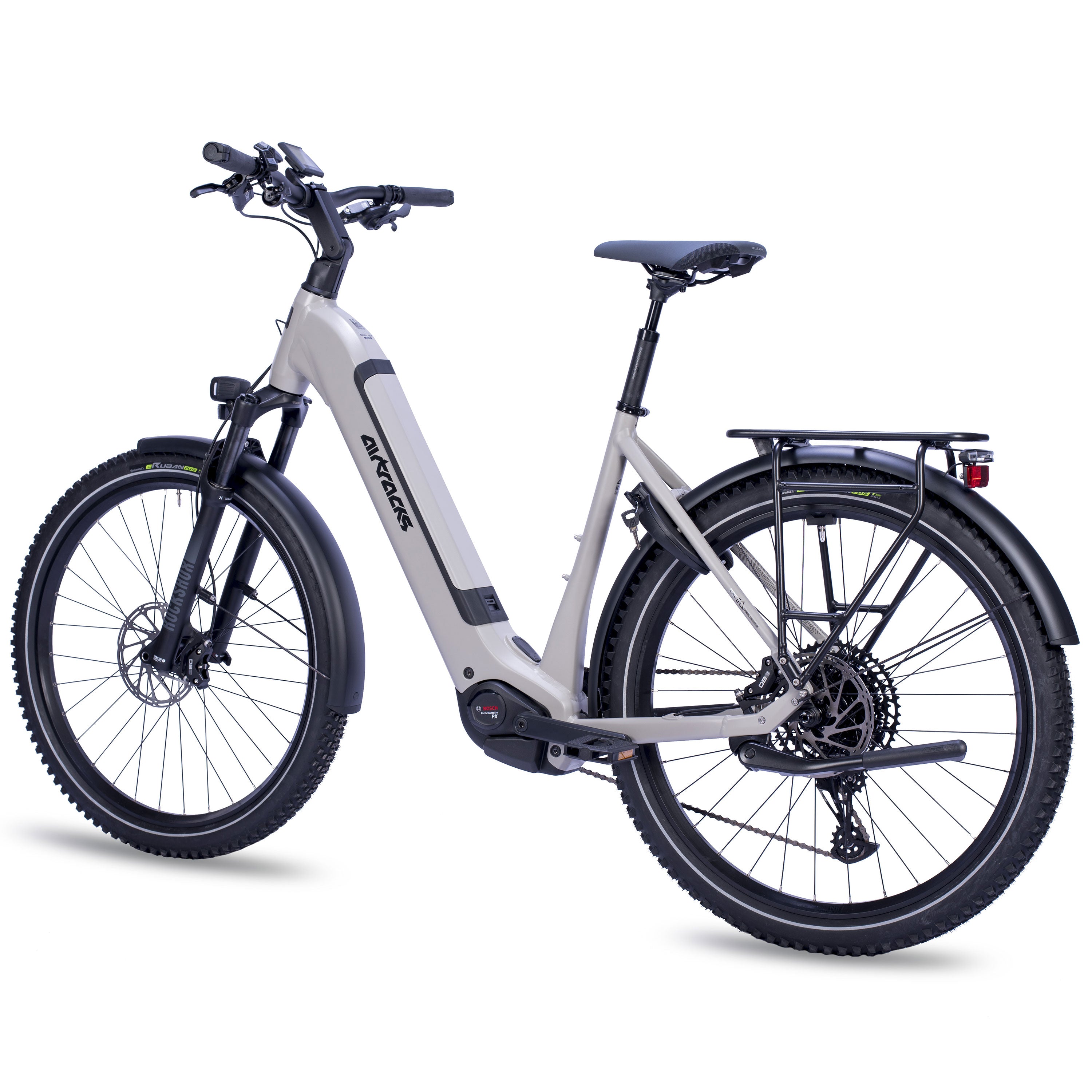 27.5" Women's E-SUV MTB Wave LS TERRA CX2 BOSCH PERFORMANCE LINE PX Smart System POWERTUBE 600 Wh 12-Speed SRAM SX EAGLE - Black