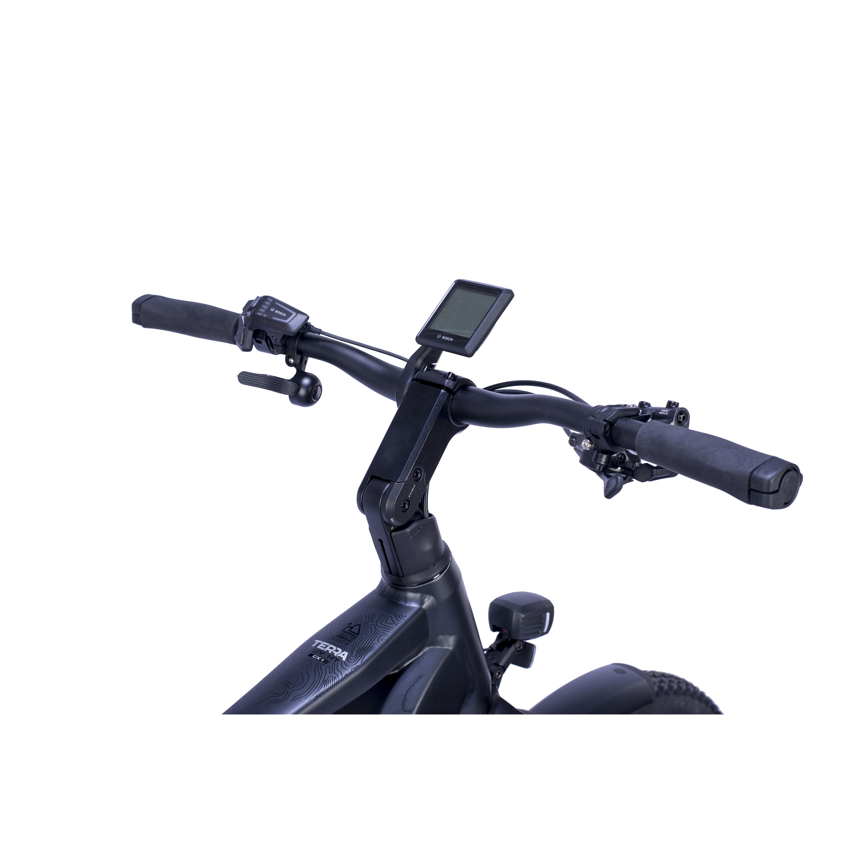 27.5" Men's E-SUV MTB TERRA CX1 BOSCH PERFORMANCE LINE PX Smart System POWERTUBE 800 Wh 12 Speed SHIMANO XT RD-M8100 SGS Black