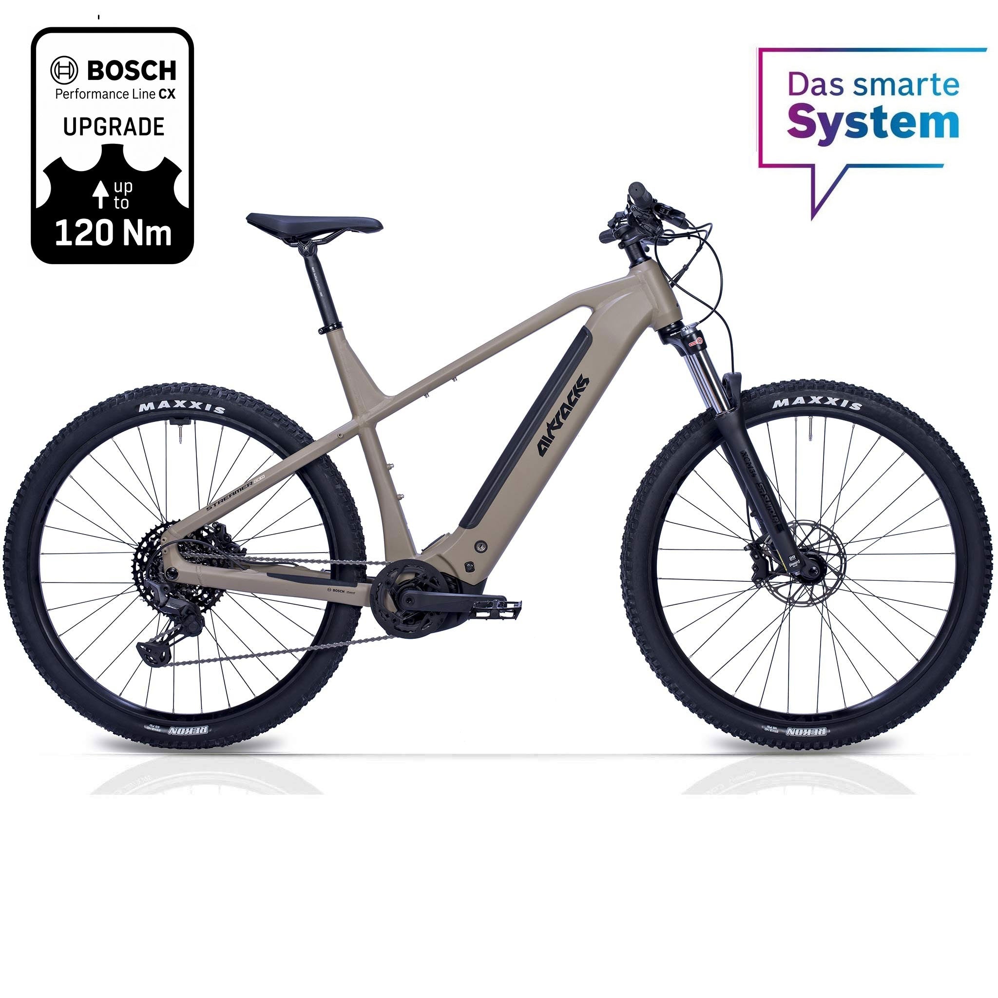 29" BICICLETA ELÉCTRICA MONTAÑA HOMBRE STREAMER CX11 BOSCH PERFORMANCE LINE CX GEN 5 SMART SYSTEM  POWERTUBE 600 WH 11 VELOCIDADES SHIMANO XT RD-M8310