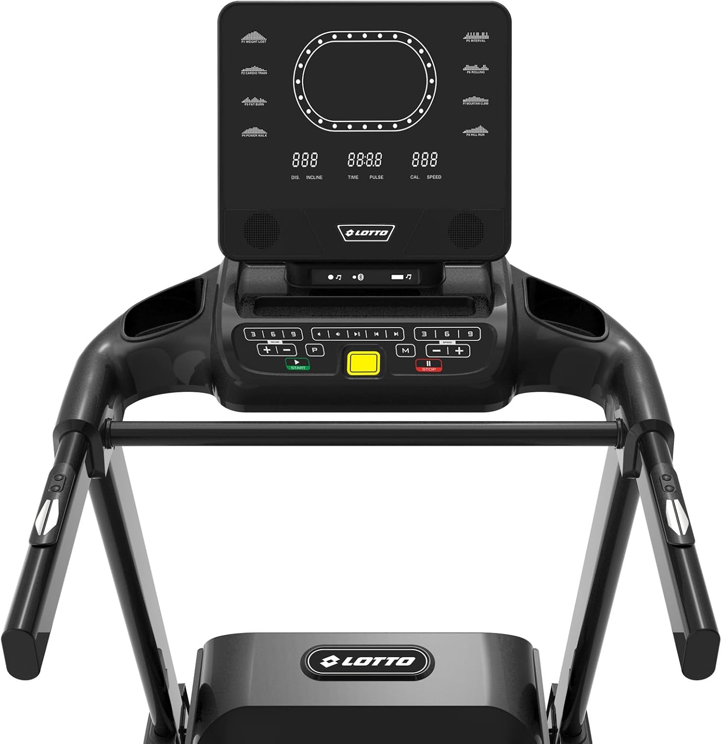 Lotto Forza loopband vouwbaar elektrisch tot 120 kg Bluetooth 1-18 km/u 140x48cm