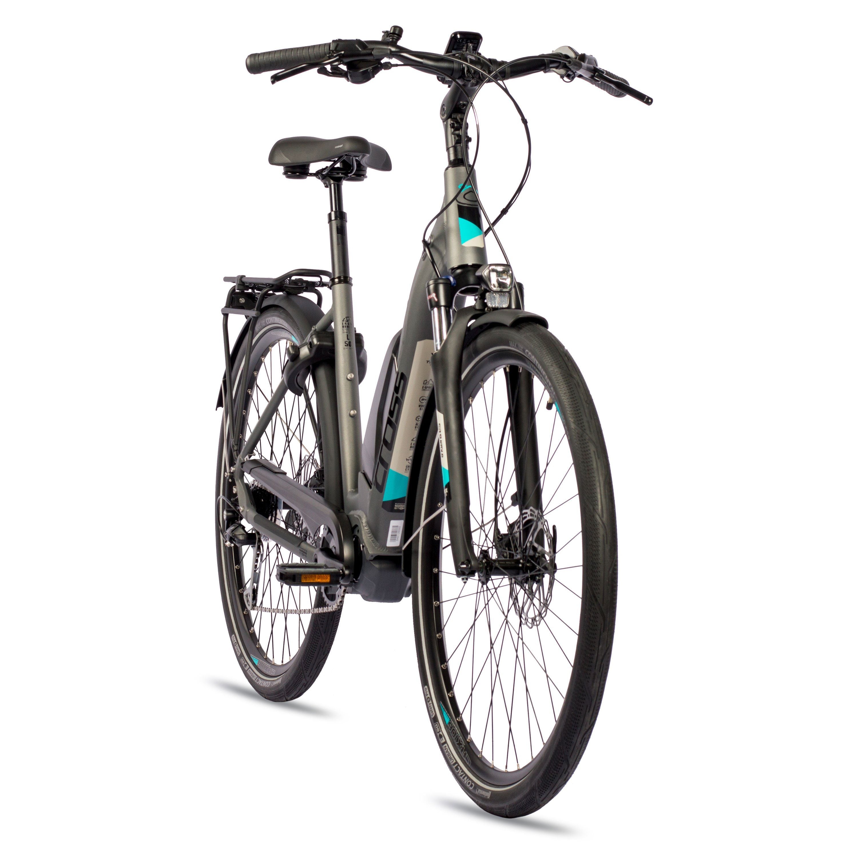 28" E-Bike Trekking Fahrrad LS WAVE X-Tron SR1 SHIMANO STEPS E-6100 504Wh 9 GANG SHIMANO ALIVIO