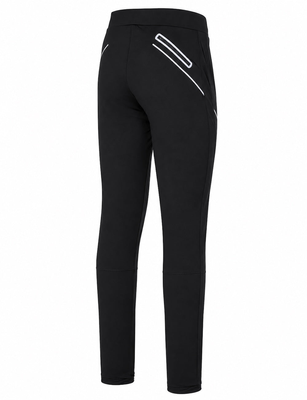 Men Thermo Winter loopbroek lang per lijn zwart