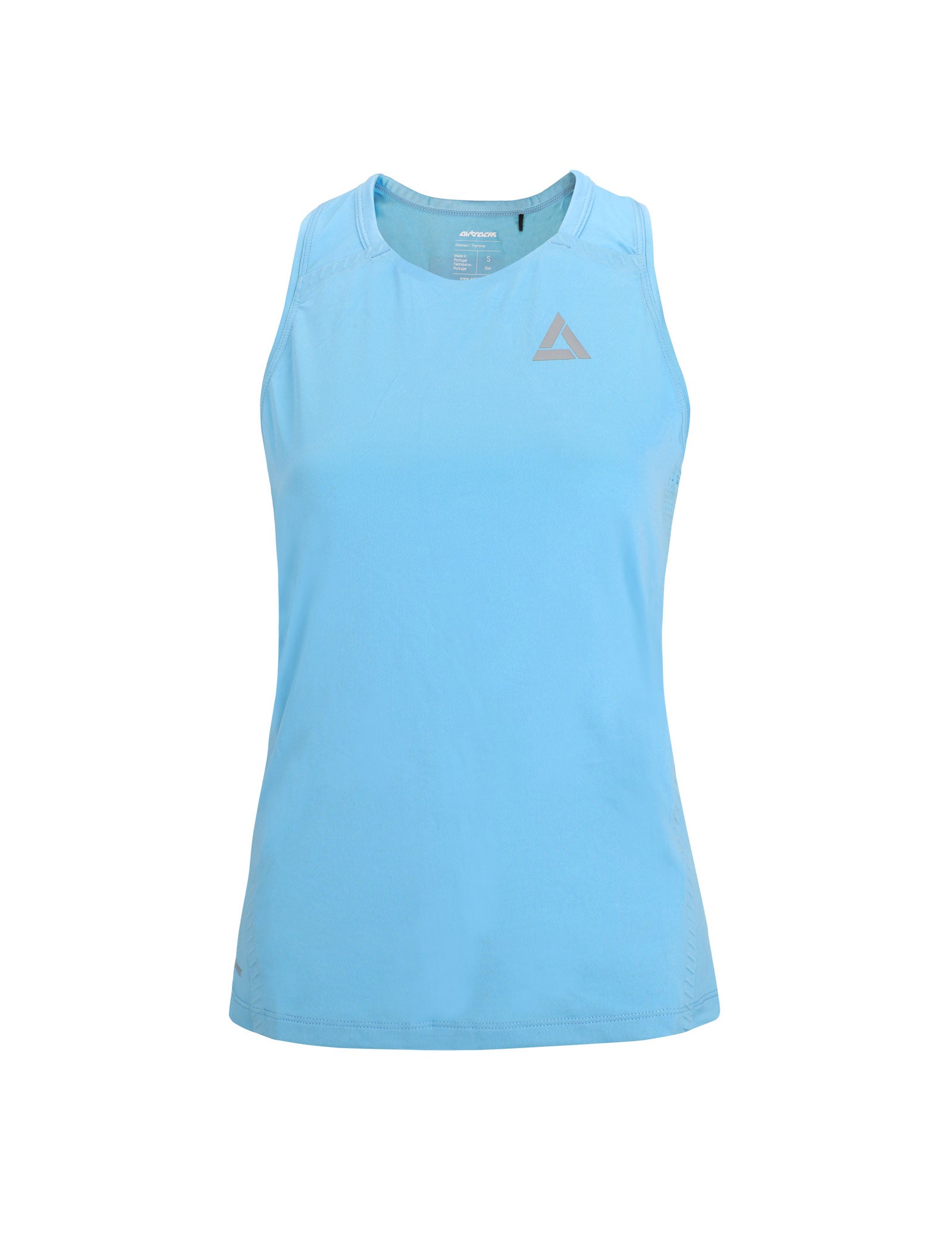 Camiseta funcional de running para mujer sin mangas Pro Line celeste