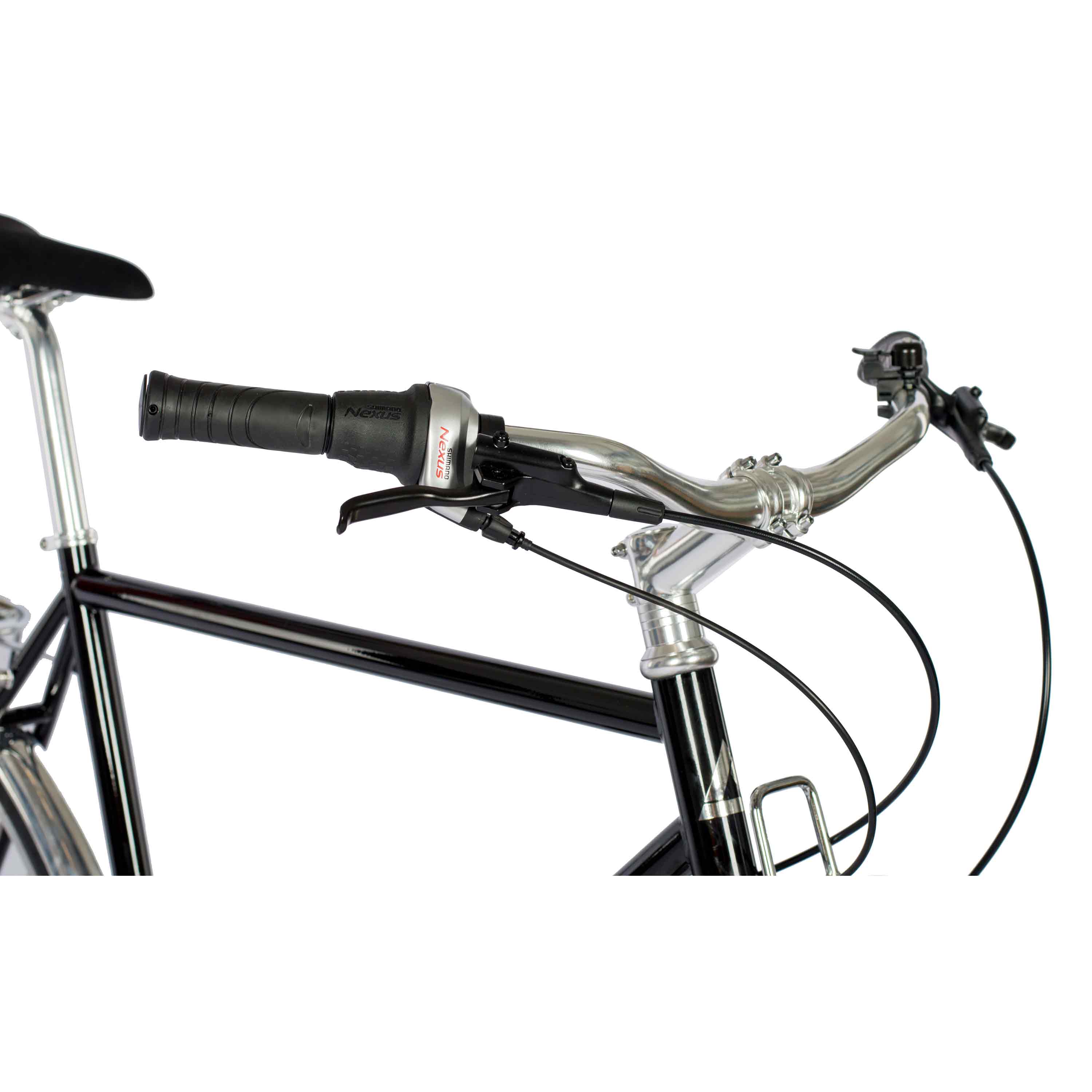 28" Vélo urbain homme STREET CrMo GATES CARBON DRIVE BELT Shimano 7 vitesses 