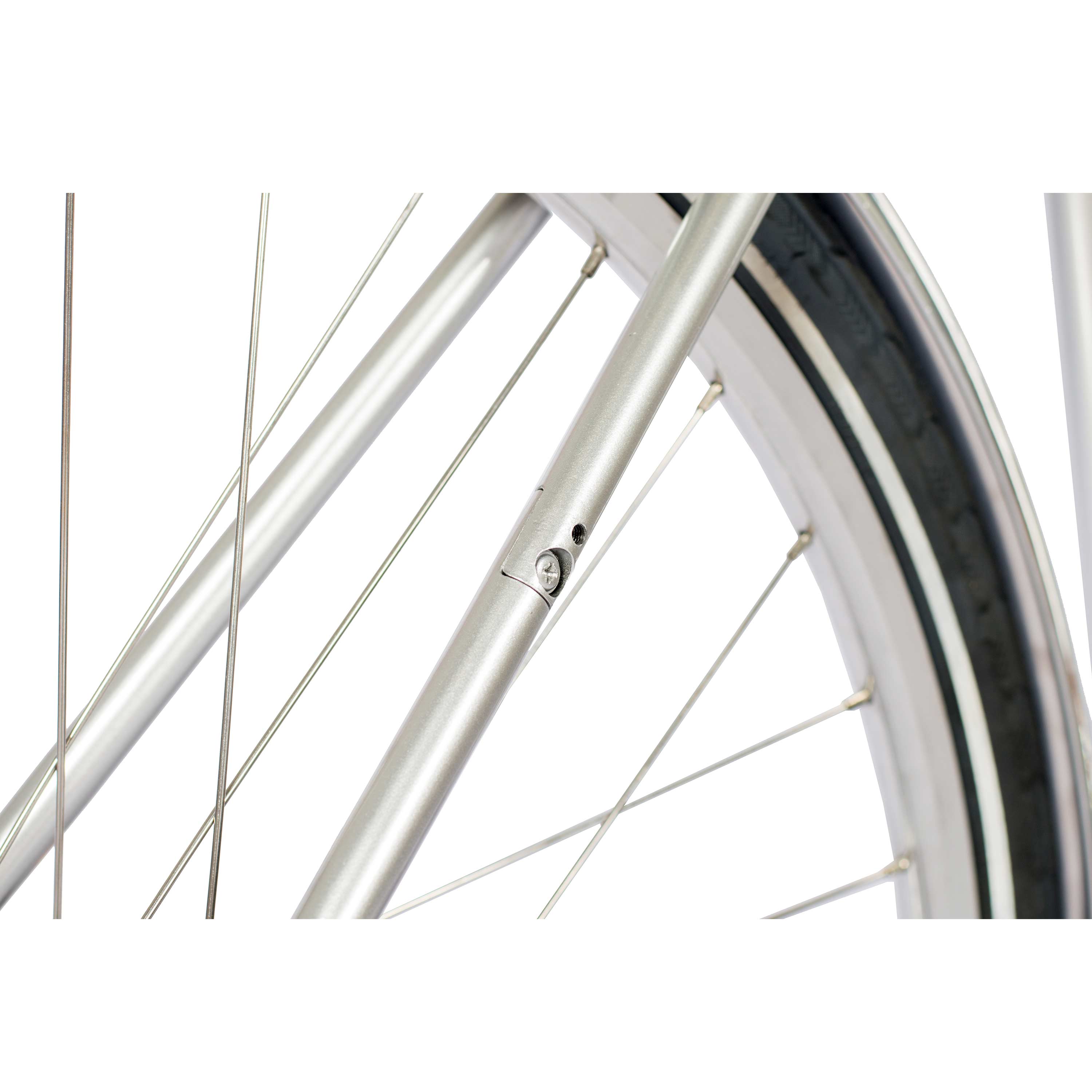 28" Herren Urban Bike City Fahrrad STREET CrMo GATES CARBON DRIVE BELT Shimano 7 x Gang NEXUS Silber