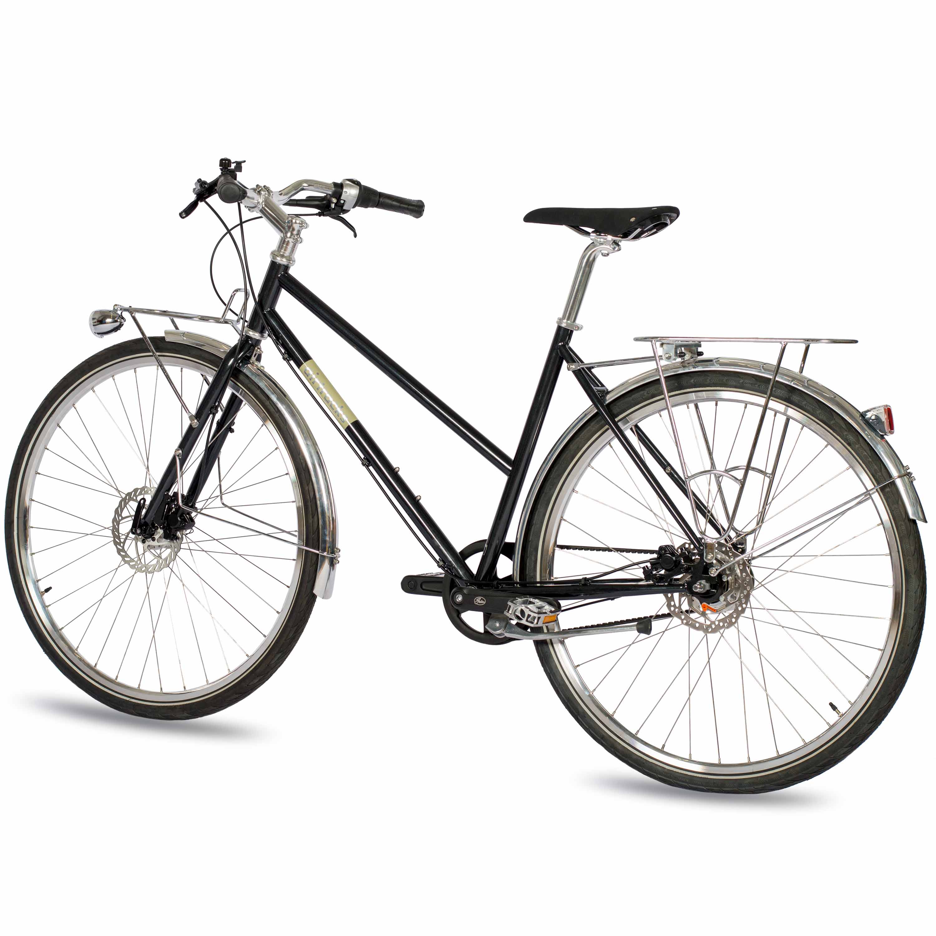 28" Bicicleta urbana mujer STREET CrMo GATES CARBON DRIVE BELT Shimano 7 velocidades