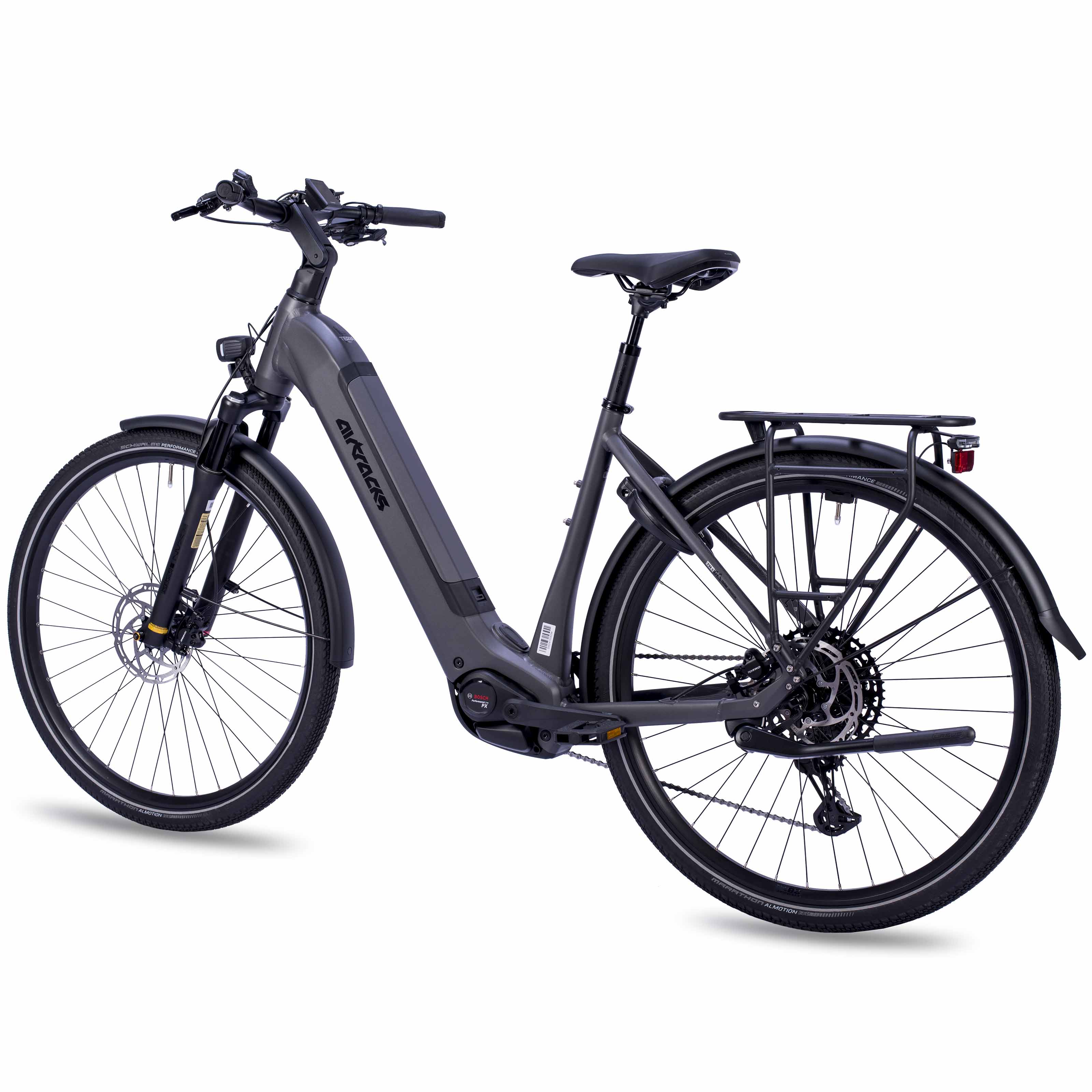 28" Damen E-Bike Trekking Fahrrad LS Wave TERRA TR1 BOSCH Performance Line PX Smart System POWERTUBE 800 Wh 11 x Gang SHIMANO XT RD-M8130 SGS Schwarz