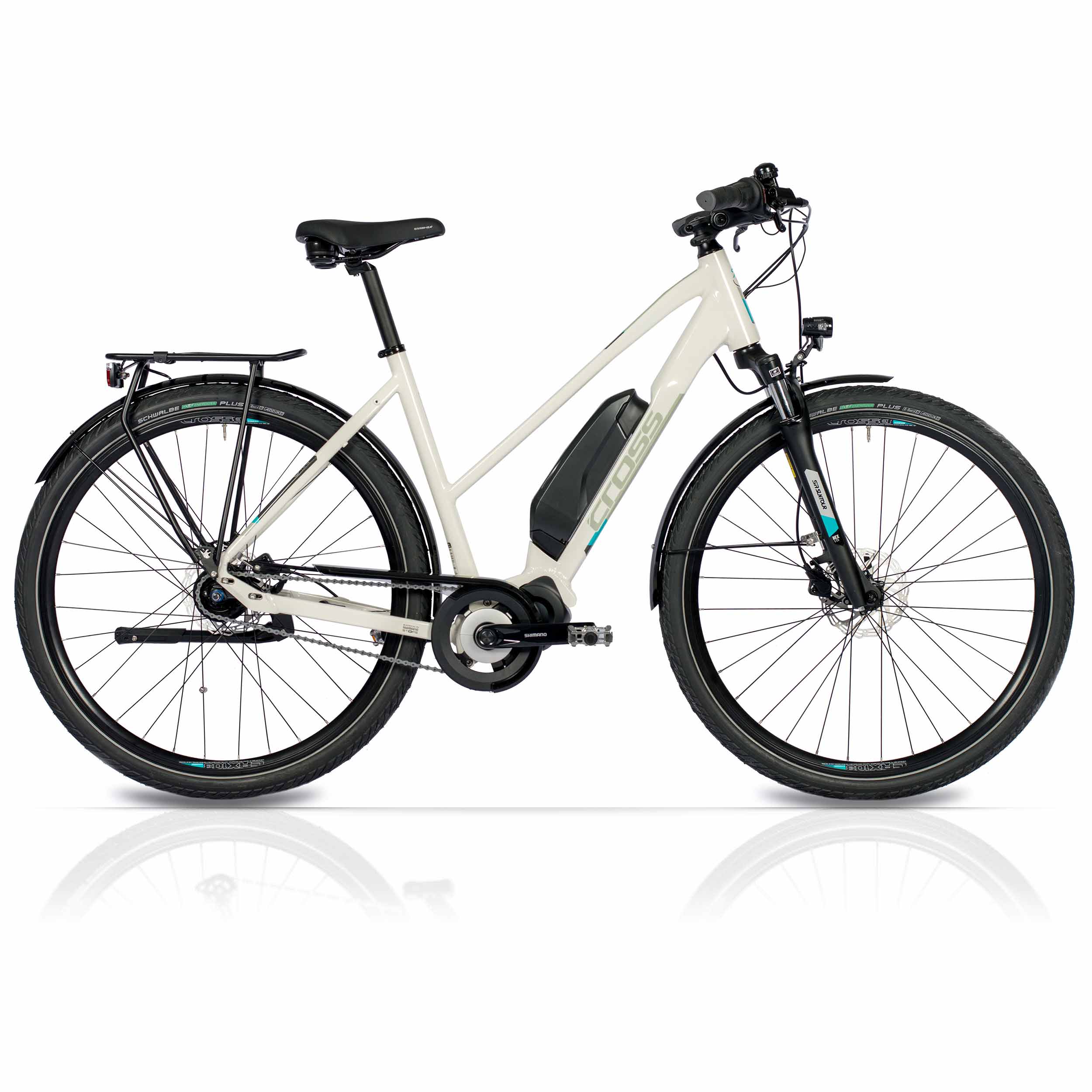 28 inch e-bike women City Bicycle V-Tron Shimano StеPS E-5000 418WH 7 x gang Shimano Nexus