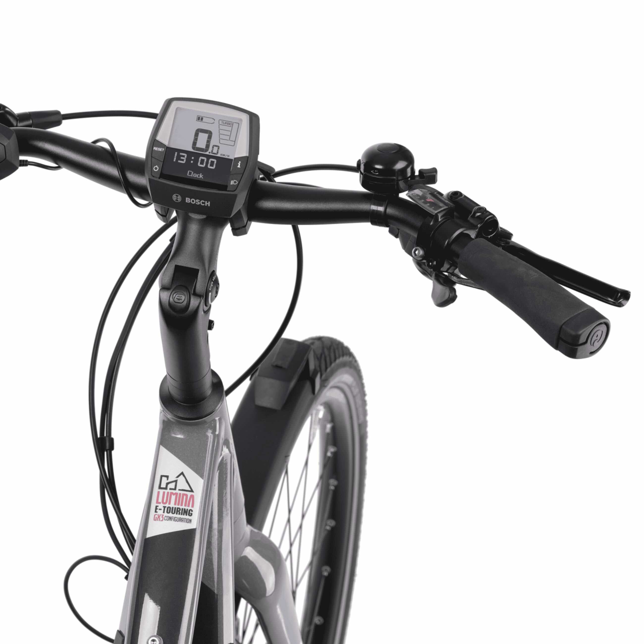 28" Bicicleta eléctrica de trekking para mujer LUMINA GX3 BOSCH ACTIVE PLUS LINE 500 Wh 9s SHIMANO ALIVIO RD T-4000
