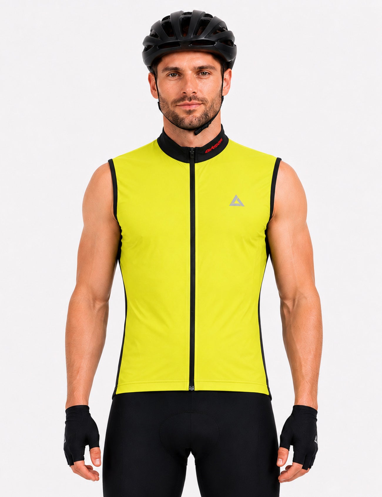 Bicicleta para hombres Jersey sin mangas de confort neón neón