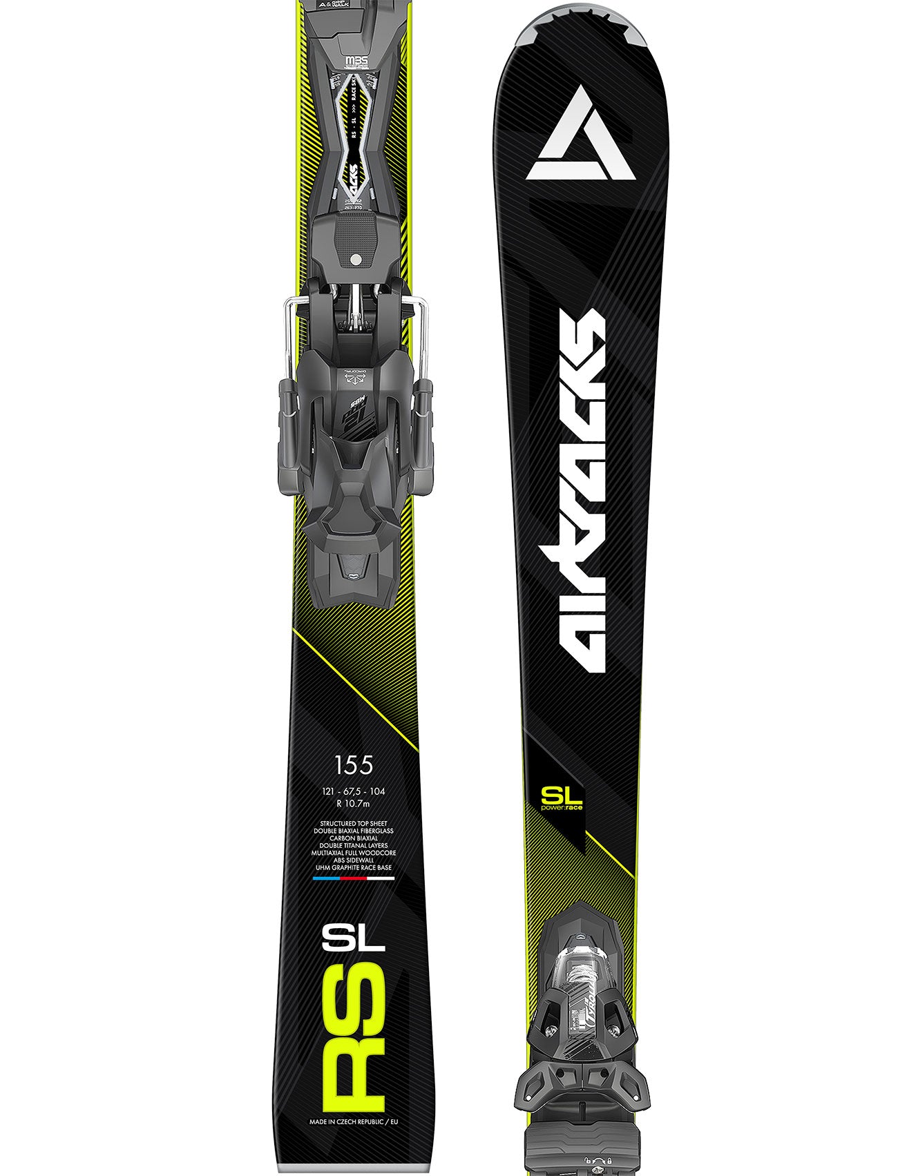 Alpin Ski Master Pro RS SL Race Carver Slalom Ski + Ski Bindung Tyrolia PRW 12 GW