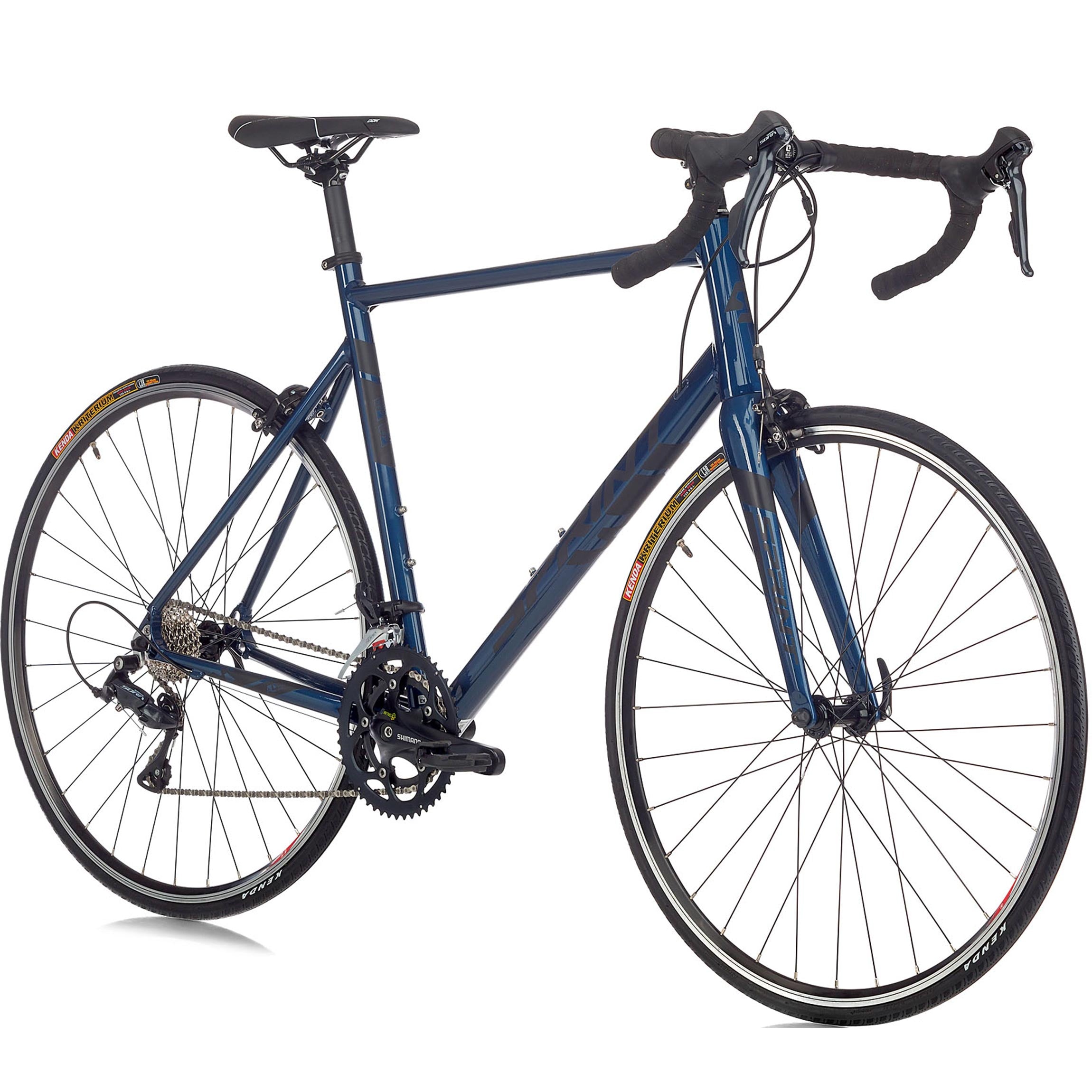 28" Men's Road Bike SPRINT MONZA ELITE 28 Carbon Fork Bicycle 2 x 9 Speed SHIMANO SORA RD-R3000 Blue / Black