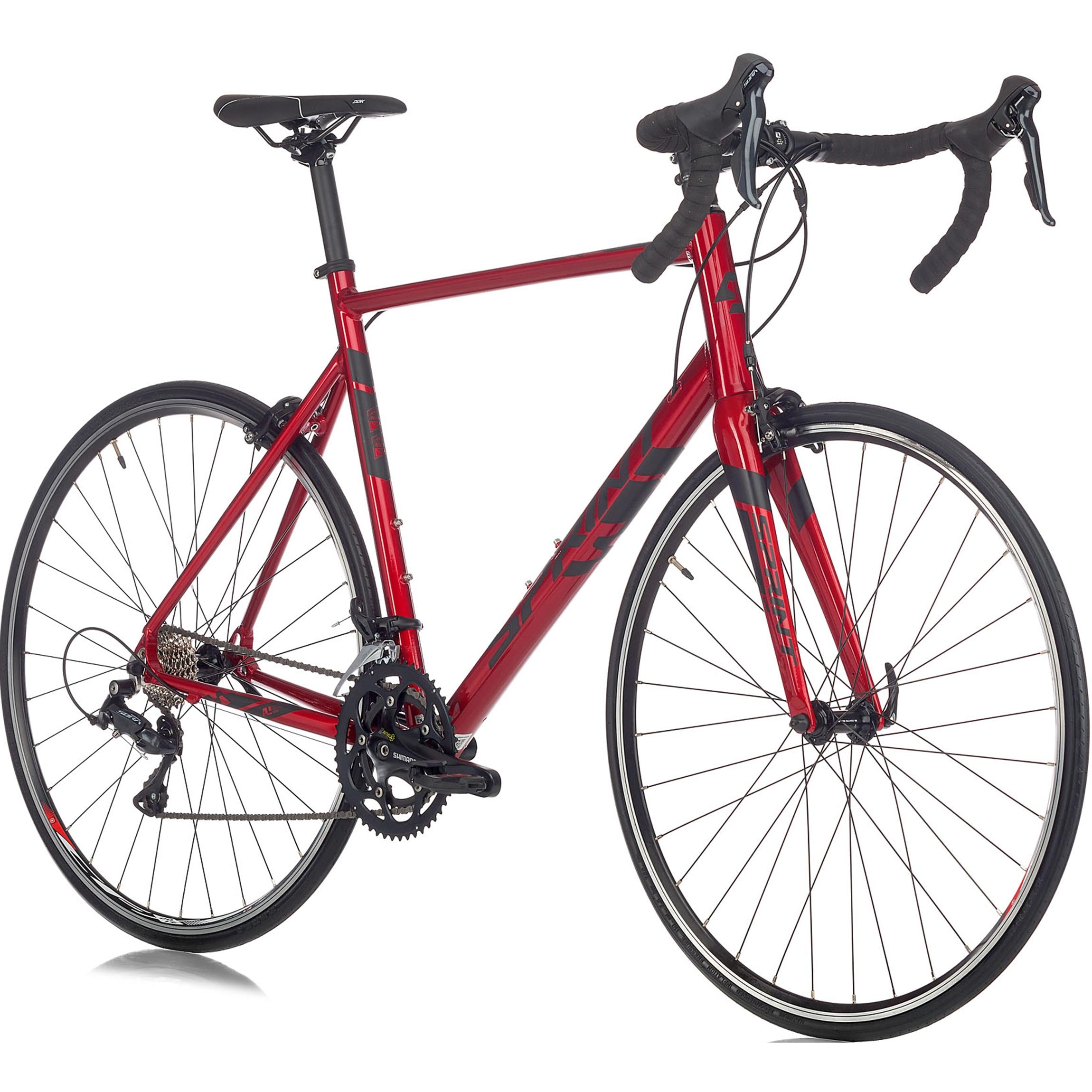 28" Men's Road Bike SPRINT MONZA ELITE 28 Carbon Fork Bicycle 2 x 9 Speed SHIMANO SORA RD-R3000 Blue / Black