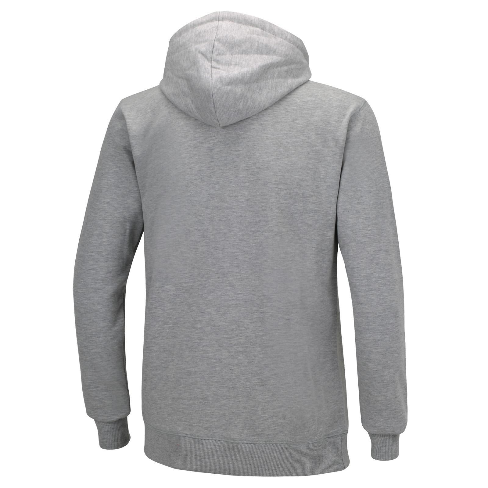 Sweatshirt crew team with hood and zip gray