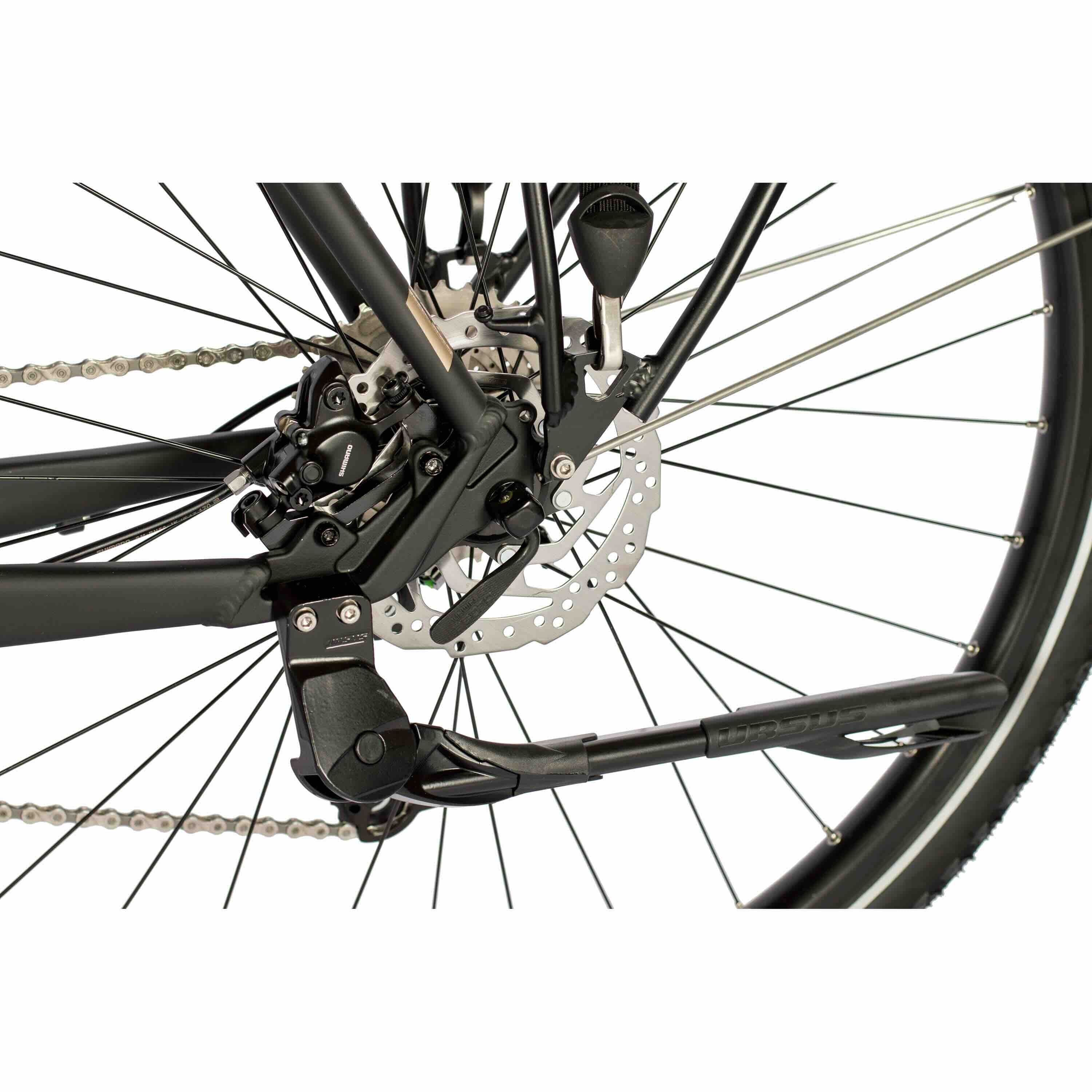 28" Bicicleta de trekking XXL para hombre TR.2880-C Bicicleta de trekking 2 x 10 velocidades SHIMANO CUES RD-U6020-10 SHADOW