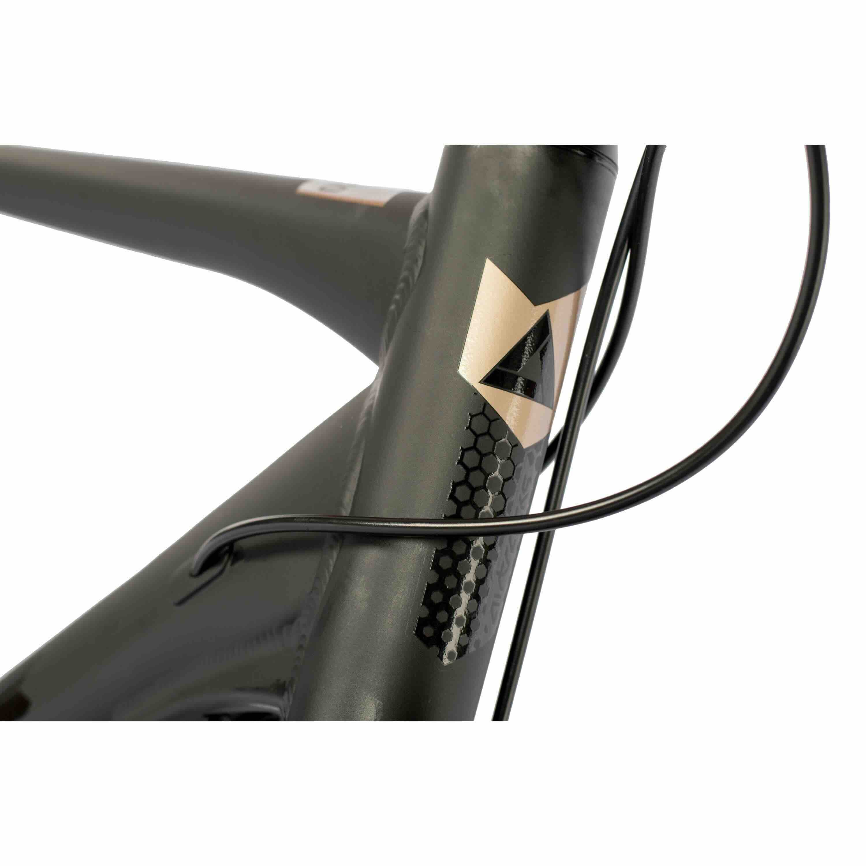28" Bicicleta de trekking XXL para hombre TR.2880-C Bicicleta de trekking 2 x 10 velocidades SHIMANO CUES RD-U6020-10 SHADOW