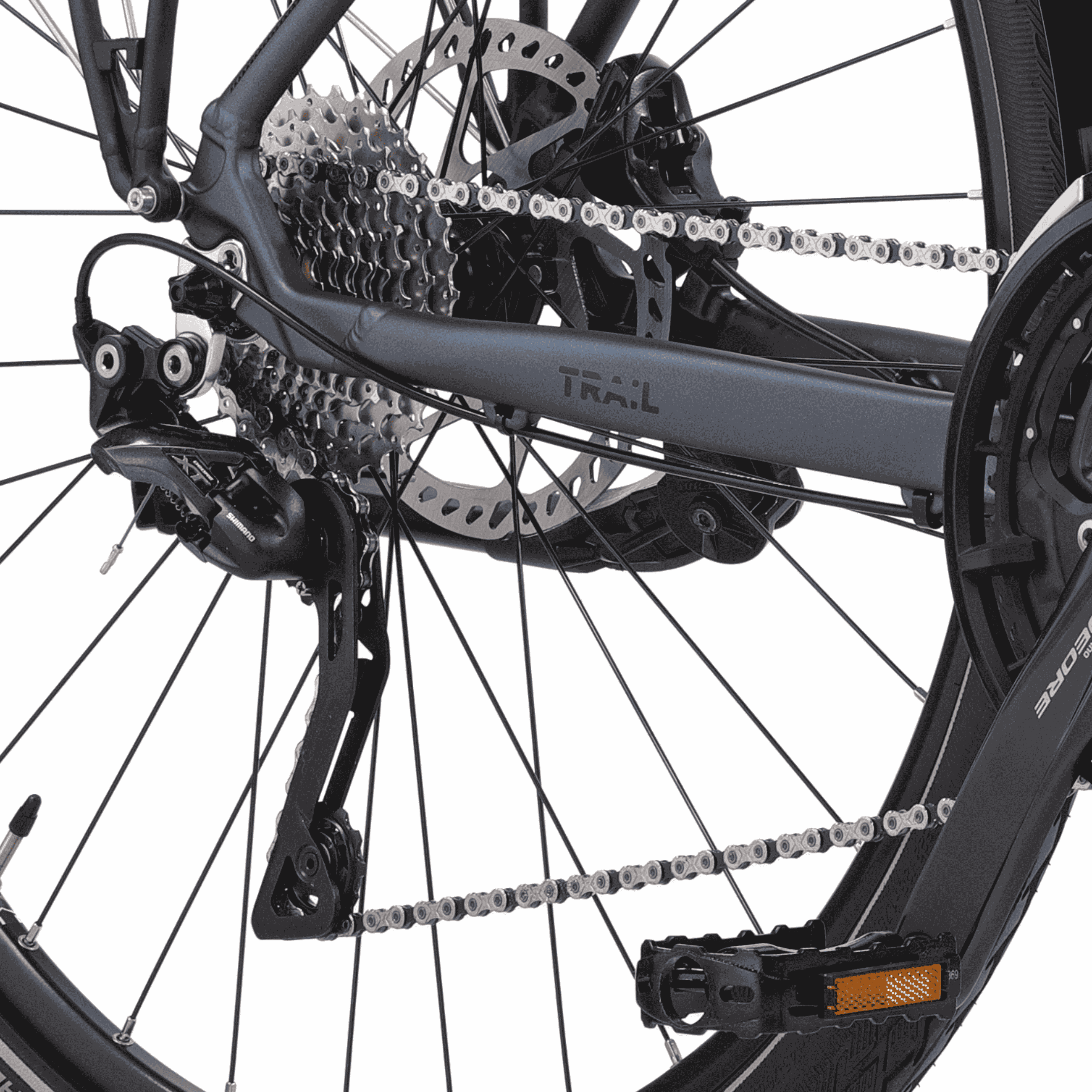 28" Damen Trekking Fahrrad TRAIL 6.0 Trekkingrad Shimano 30 x Gang DEORE XT RD-T8000 SGS