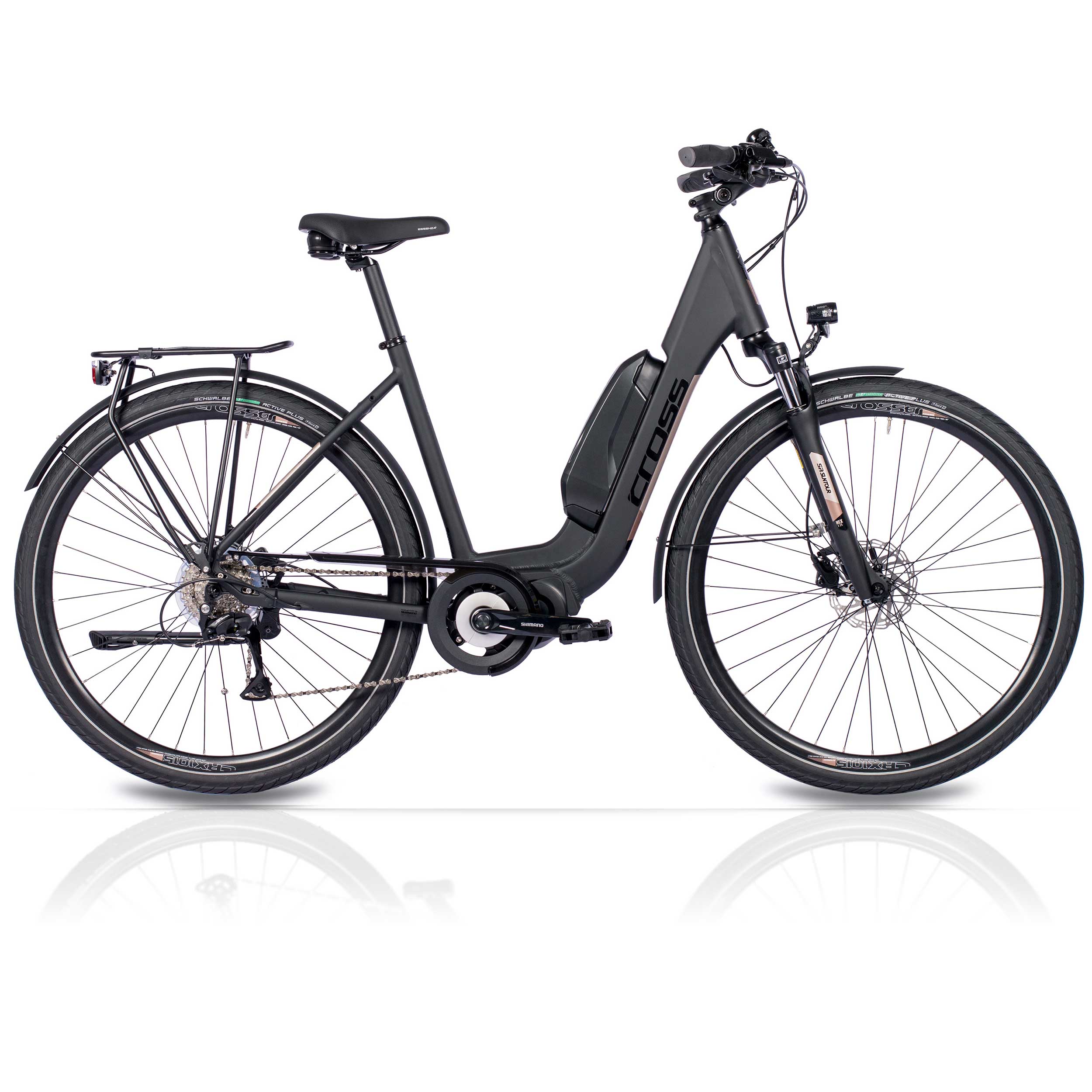 28 inch e-bike trekking bicycle LS Wave V-Tron Shimano StеPS E-5000 418 Wh 9 Gang Shimano RD-T3000SGS