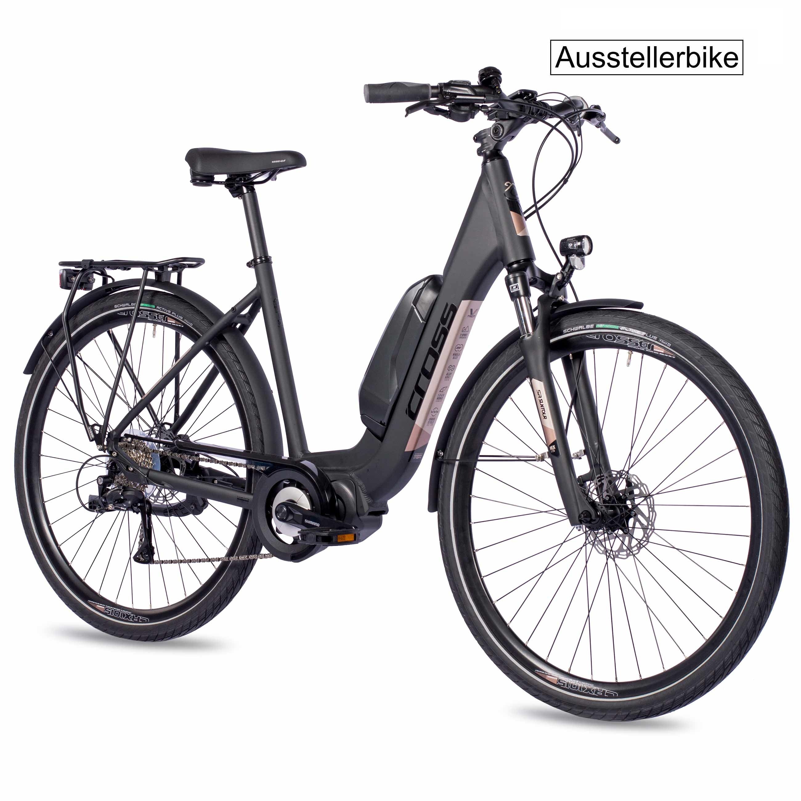 28" E-bike Trekkingfiets LS WAVE V-TRON SHIMANO STEPS E-5000 418 Wh 9 VERSNELLINGEN SHIMANO RD-T3000SGS