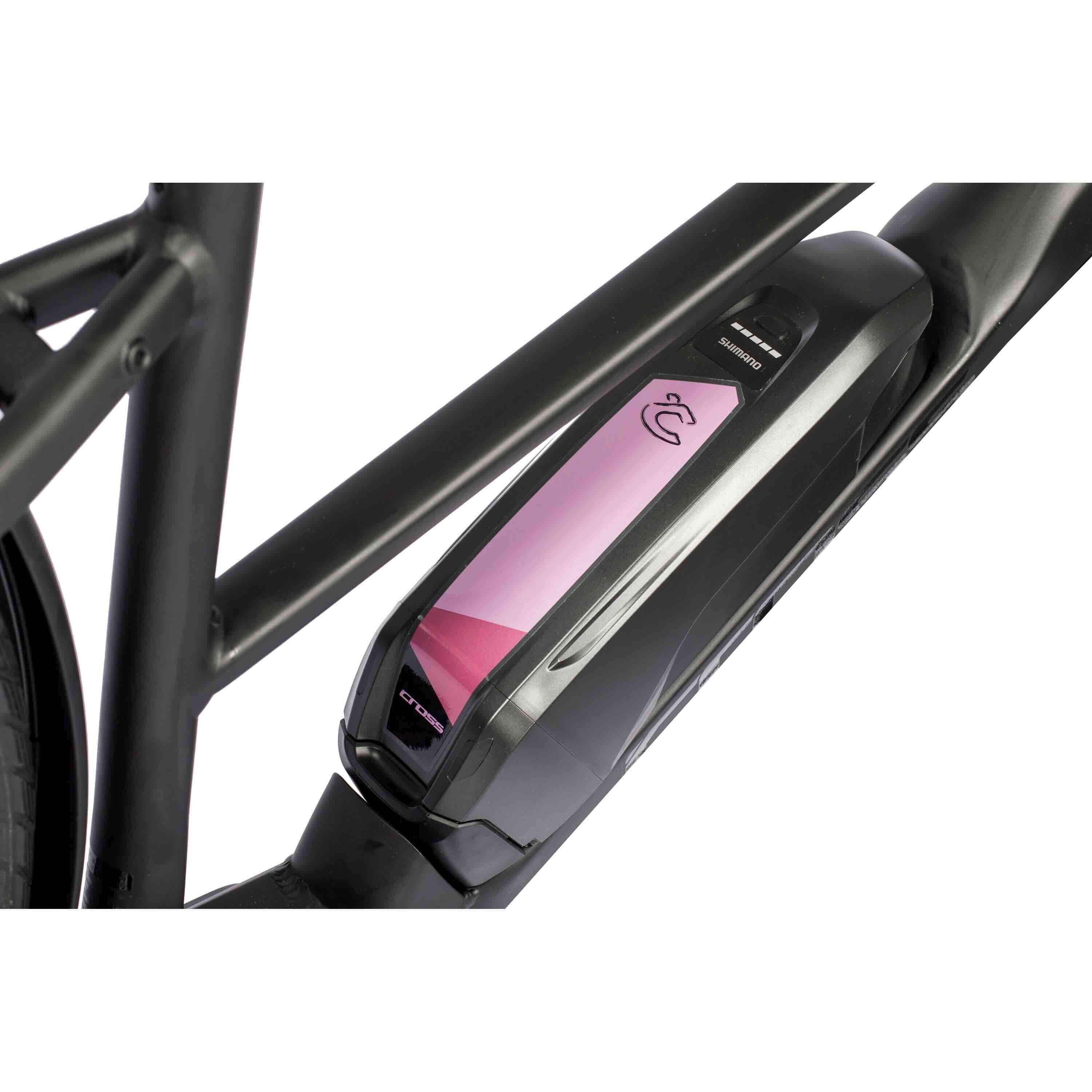 28" Bicicleta eléctrica de trekking para mujer V-TRON SHIMANO STEPS E-5000 418 Wh 9 marchas SHIMANO RD-T3000