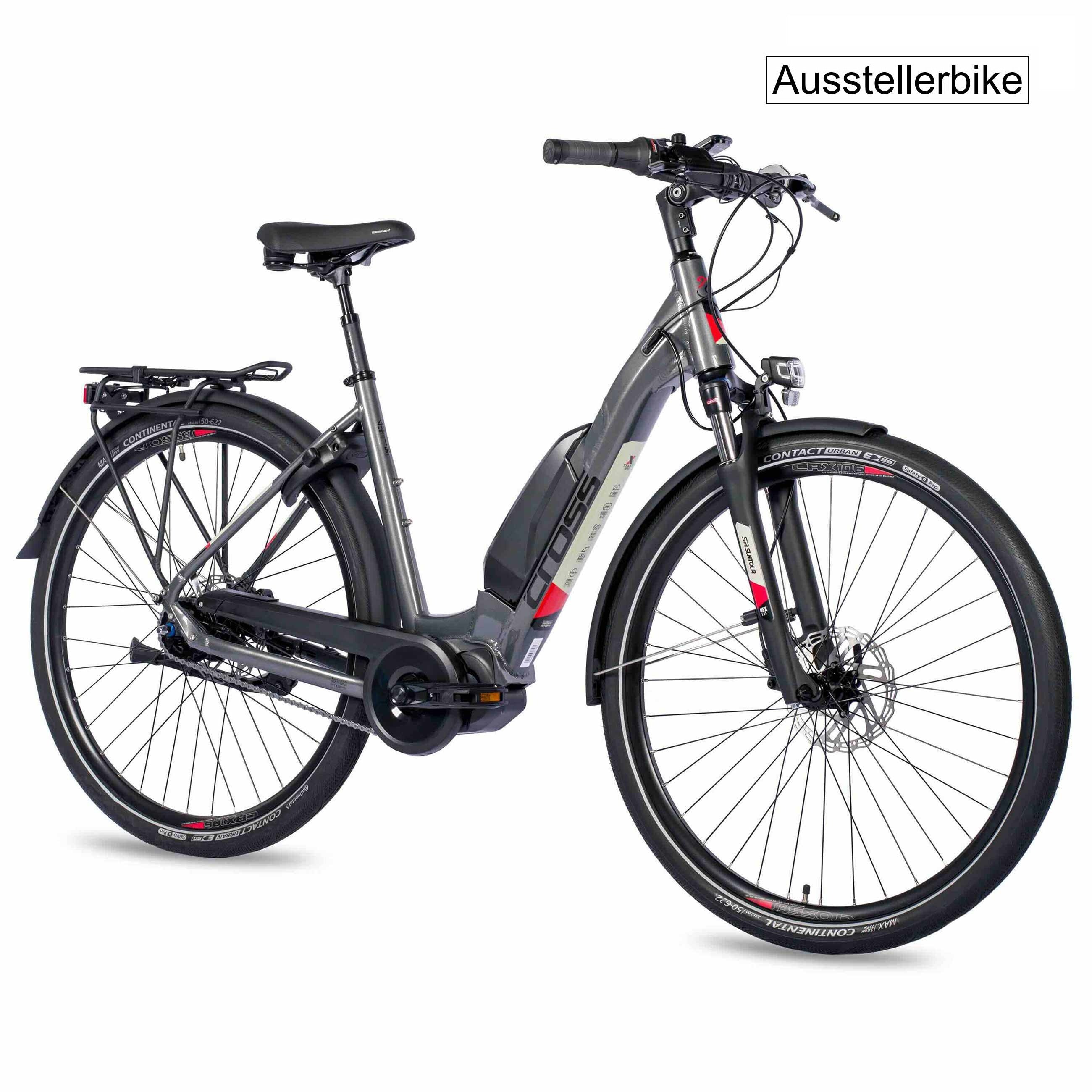 28 inch e-Bike City Bicycle LS Wave X-Tron SR2 Shimano Stappen E-5000 418WH 5 Gear Shimano Nexus Inter
