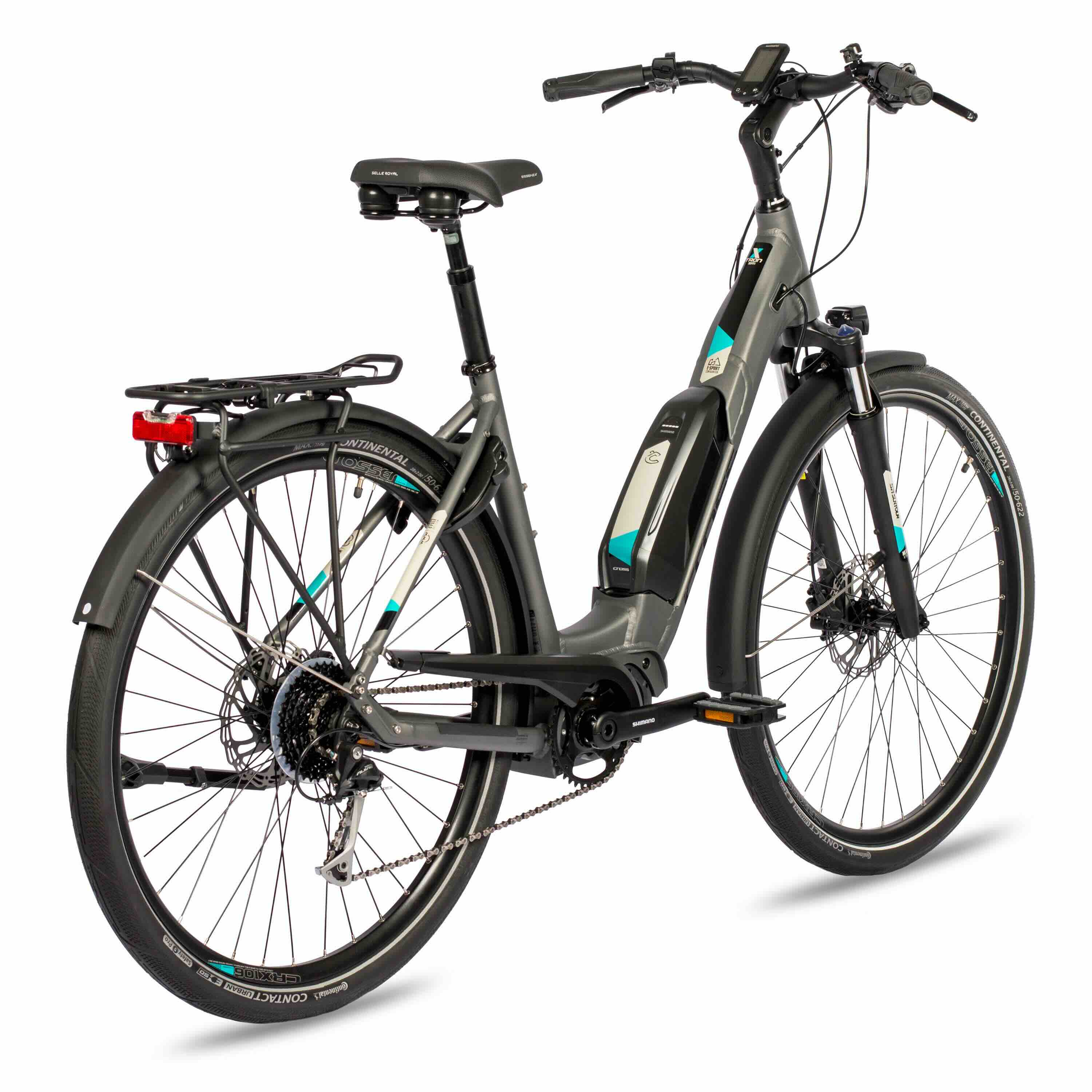 28" E-Bike Trekking Fahrrad LS WAVE X-Tron SR1 SHIMANO STEPS E-6100 504Wh 9 GANG SHIMANO ALIVIO