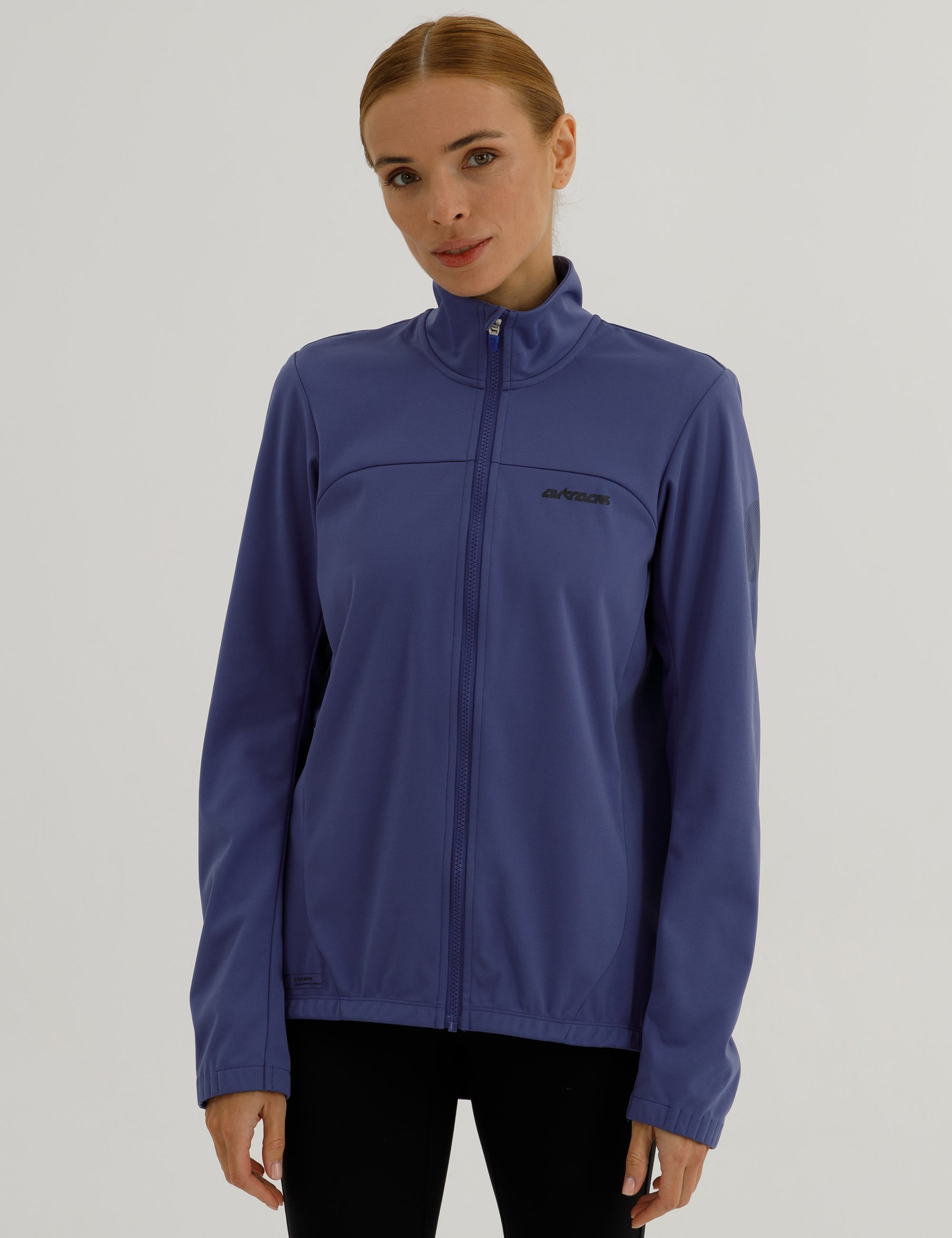 Damen Winter Fahrradjacke Softshell Thermoradjacke Advance Line Blau