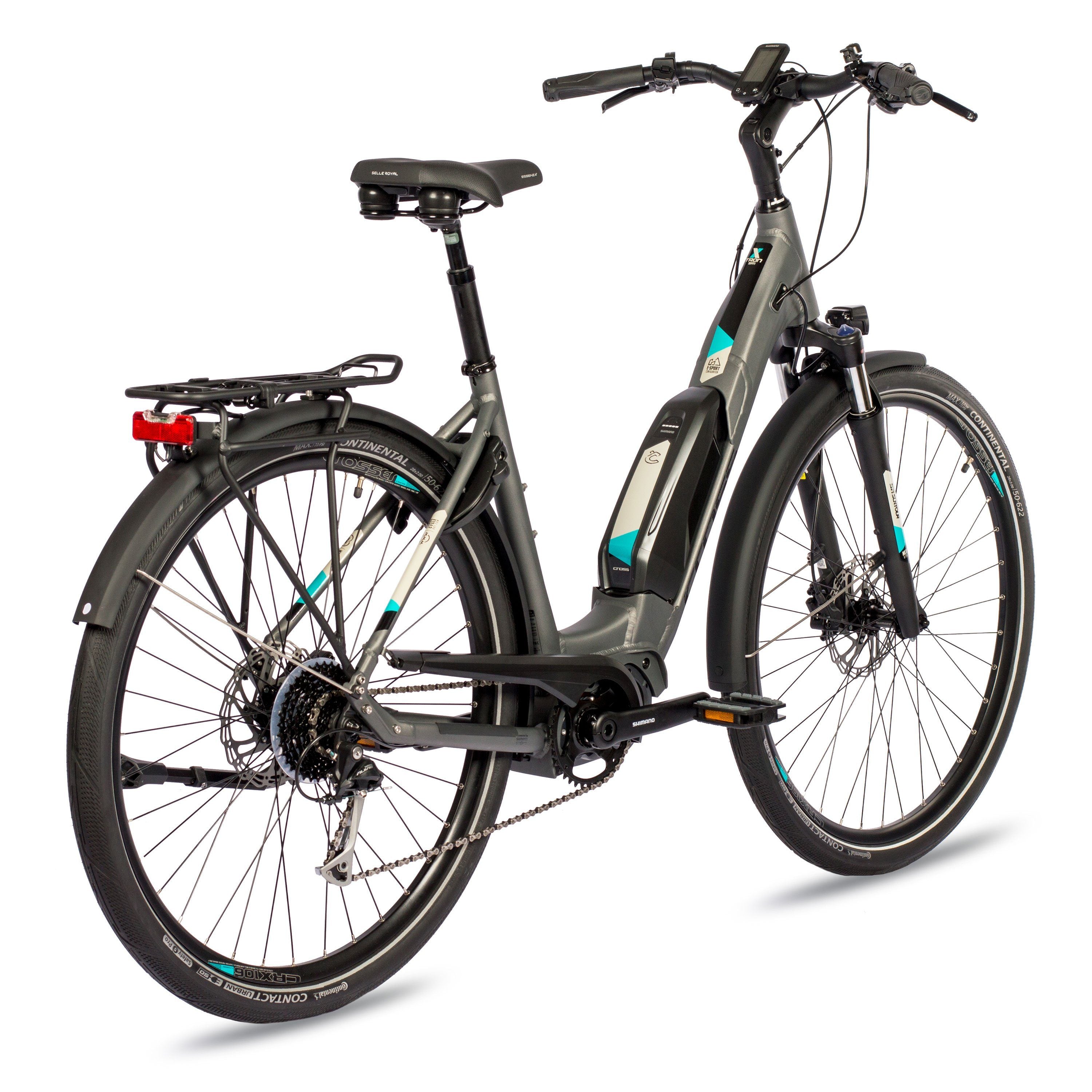 28" E-Bike Trekking Fahrrad LS WAVE X-Tron SR1 SHIMANO STEPS E-6100 504Wh 9 GANG SHIMANO ALIVIO