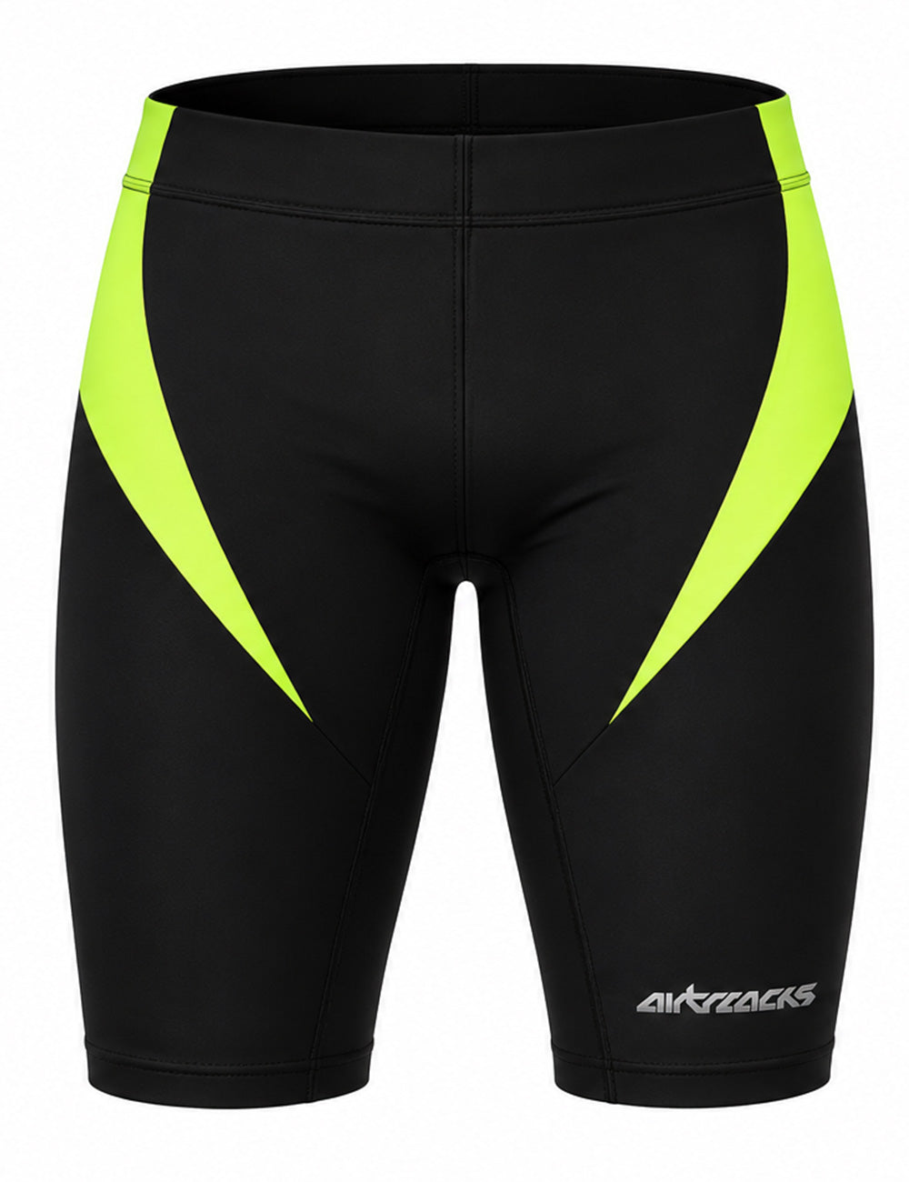 Men's running pants short per black neon