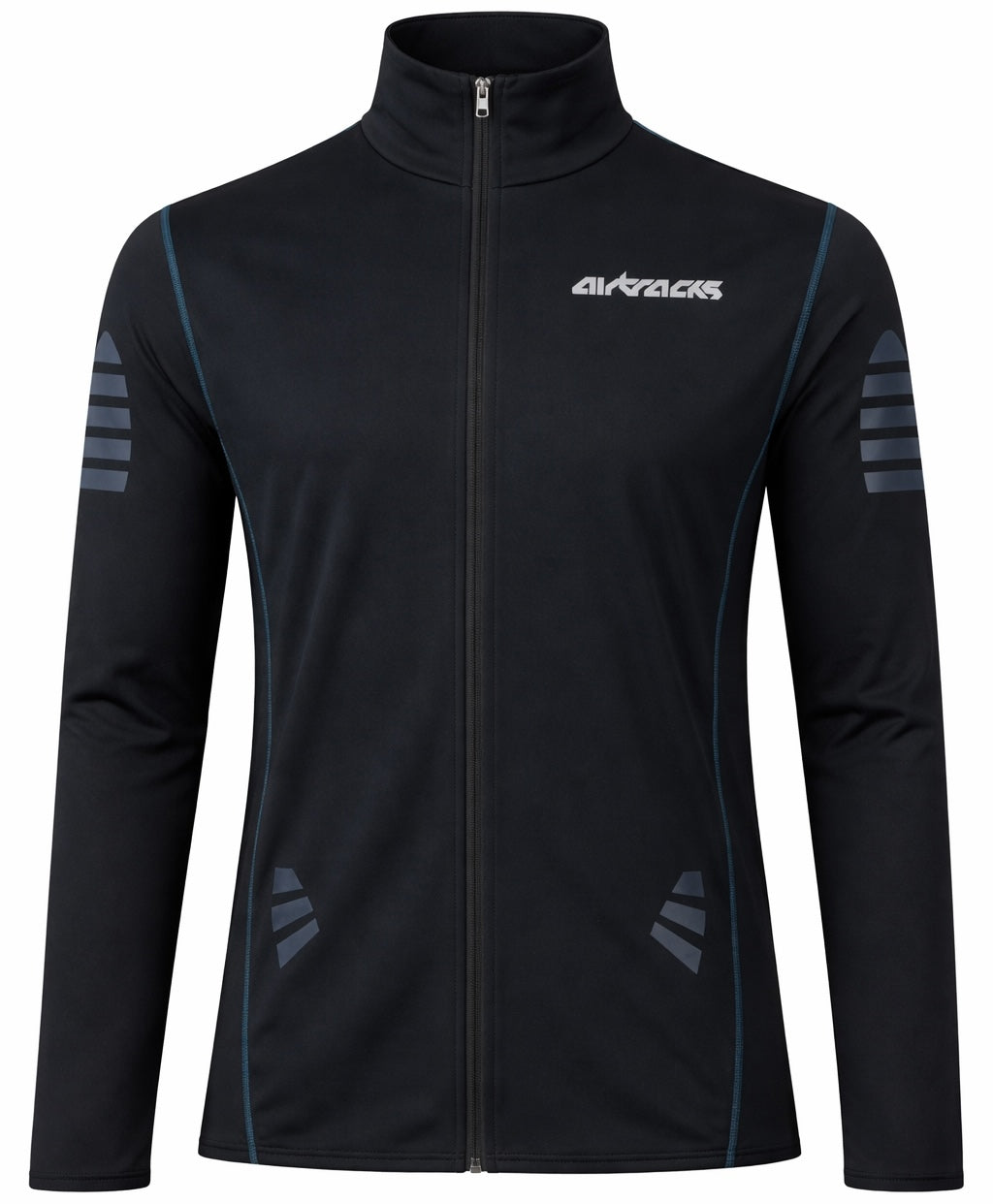 Men Thermo Radtrikot Pro black and blue